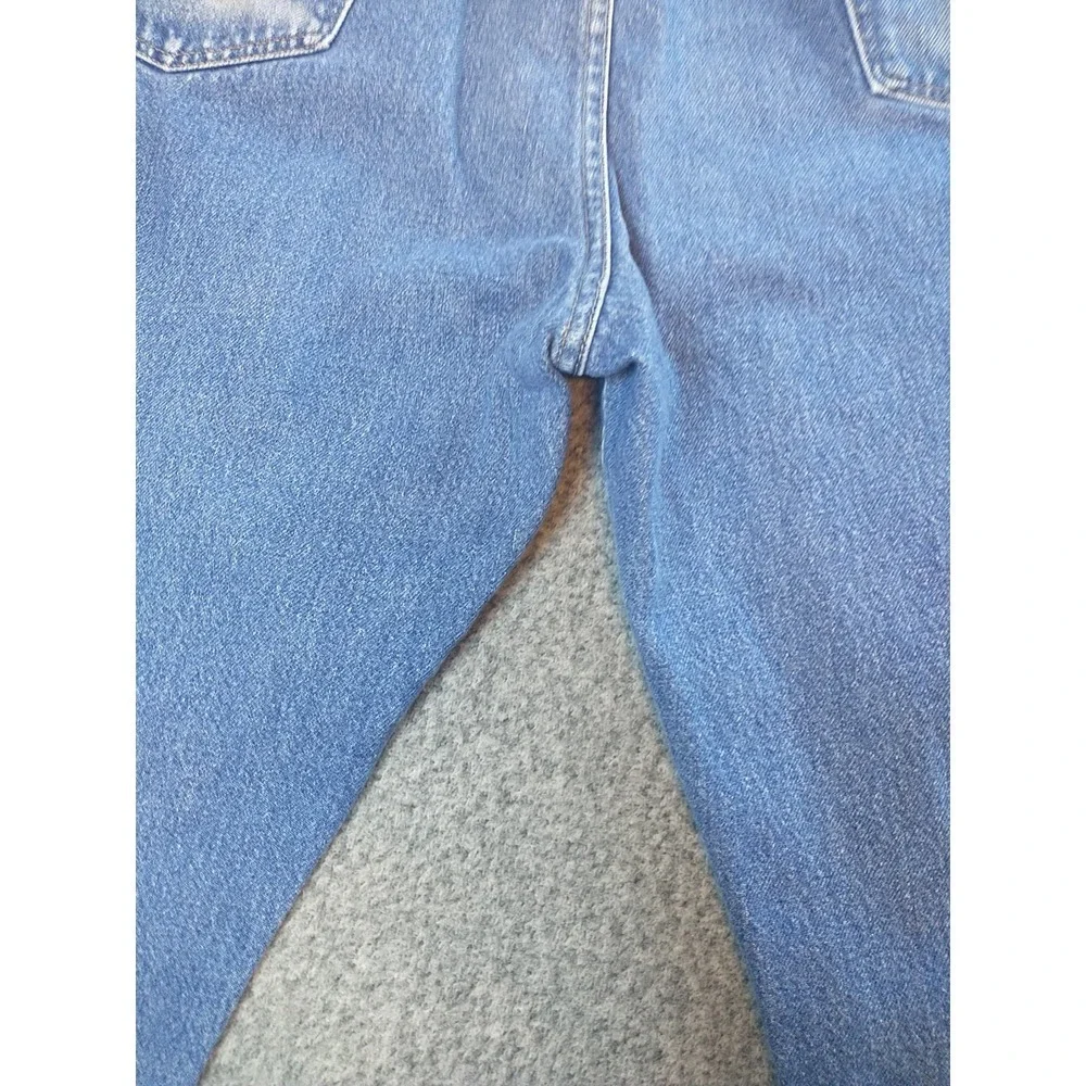 Wrangler Rugged Wear Mens Blue Straight Leg Jeans 38x29 Medium Wash 39902PW